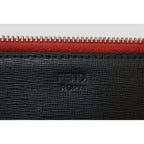 Fendi Clutch Bugs Eye Mon Star Flat Pouch Red — view 8