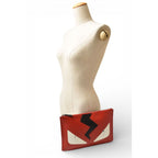 Fendi Clutch Bugs Eye Mon Star Flat Pouch Red — view 9