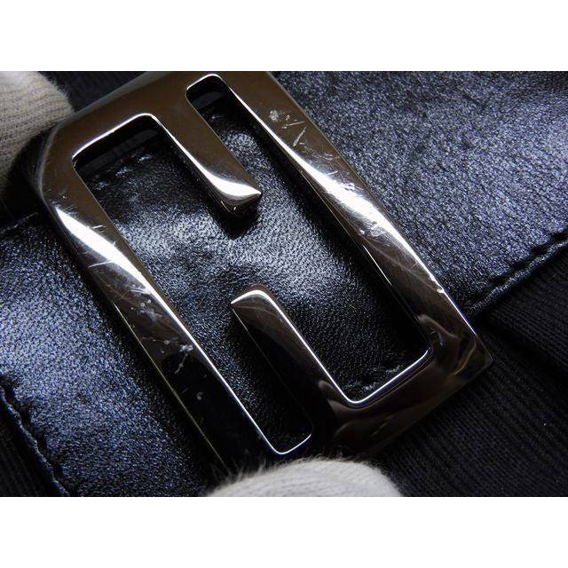 Fendi Mamma Bucket Zucca Pattern Shoulder Handbag Black — view 3