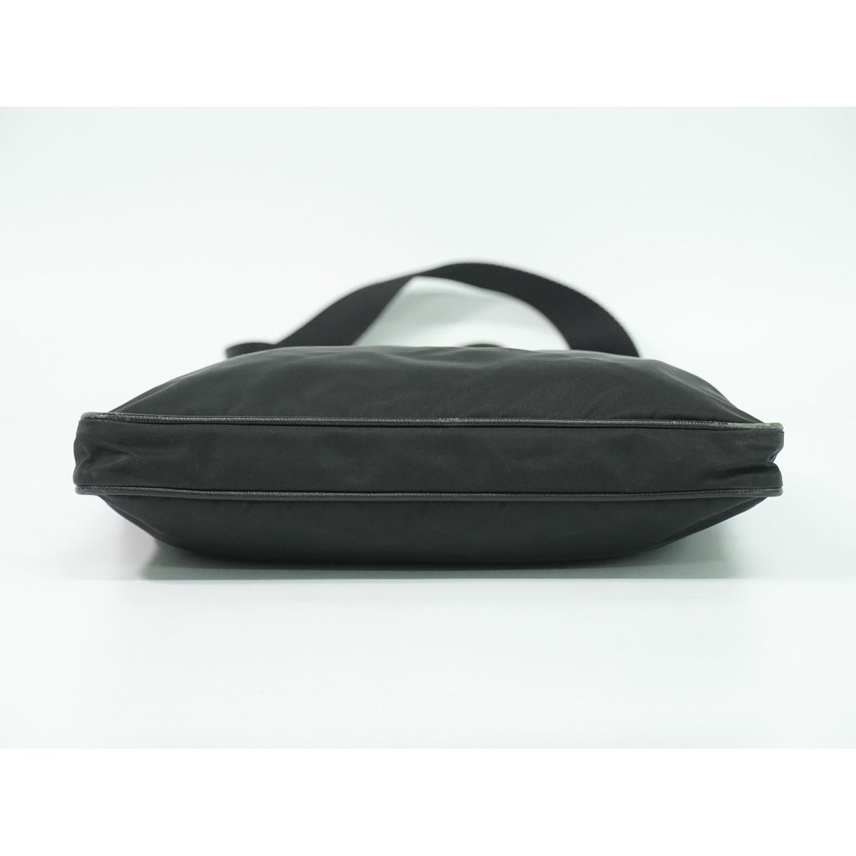Prada Nylon Shoulder Bag Pochette Black — view 3