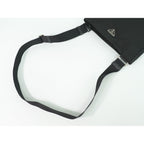 Prada Nylon Shoulder Bag Pochette Black — view 5