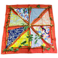 Hermes Scarf Silk Carre 90 LE Robinson CHIC Multicolor