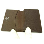 Louis Vuitton Card Case Taiga Envelop Carte De Visite Grizzly Leather — view 4