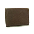 Louis Vuitton Card Case Taiga Envelop Carte De Visite Grizzly Leather