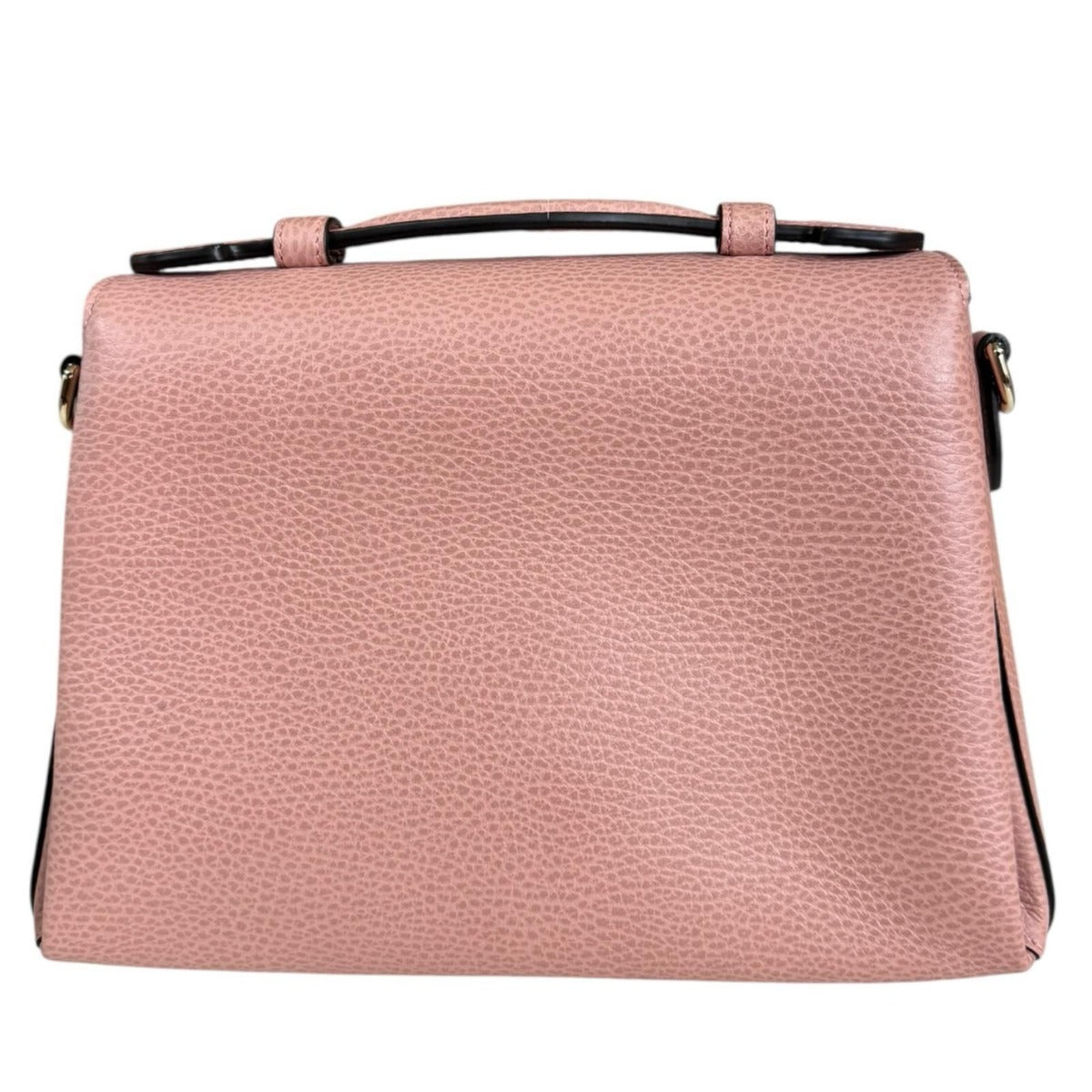 Gucci Interlocking Shoulder Bag Leather Pink G — view 3