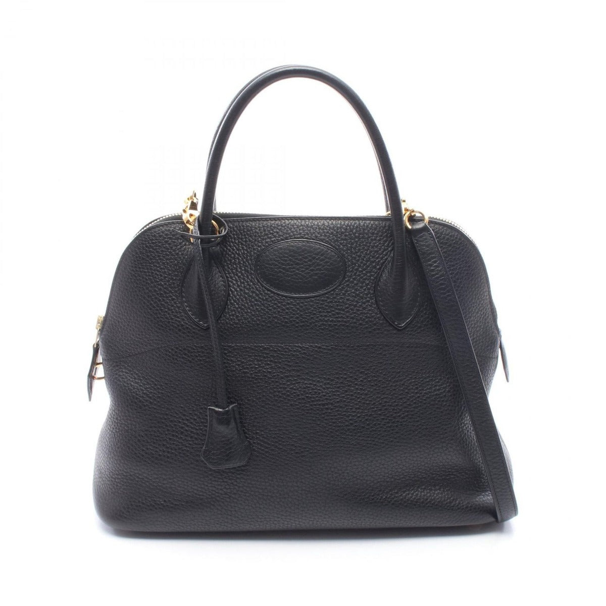 Hermes Handbag Bolide 31 Black Leather