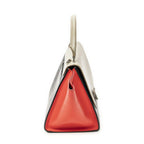 Celine Small Tricolor Trapeze Black Red Calfskin Leather Messenger Bag — view 4