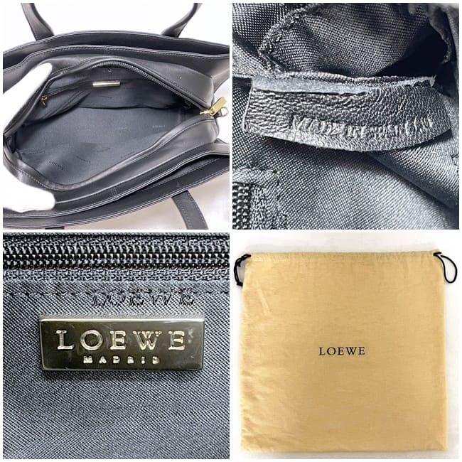 Loewe 2-Way Bag Black Anagram Napa Leather — view 4