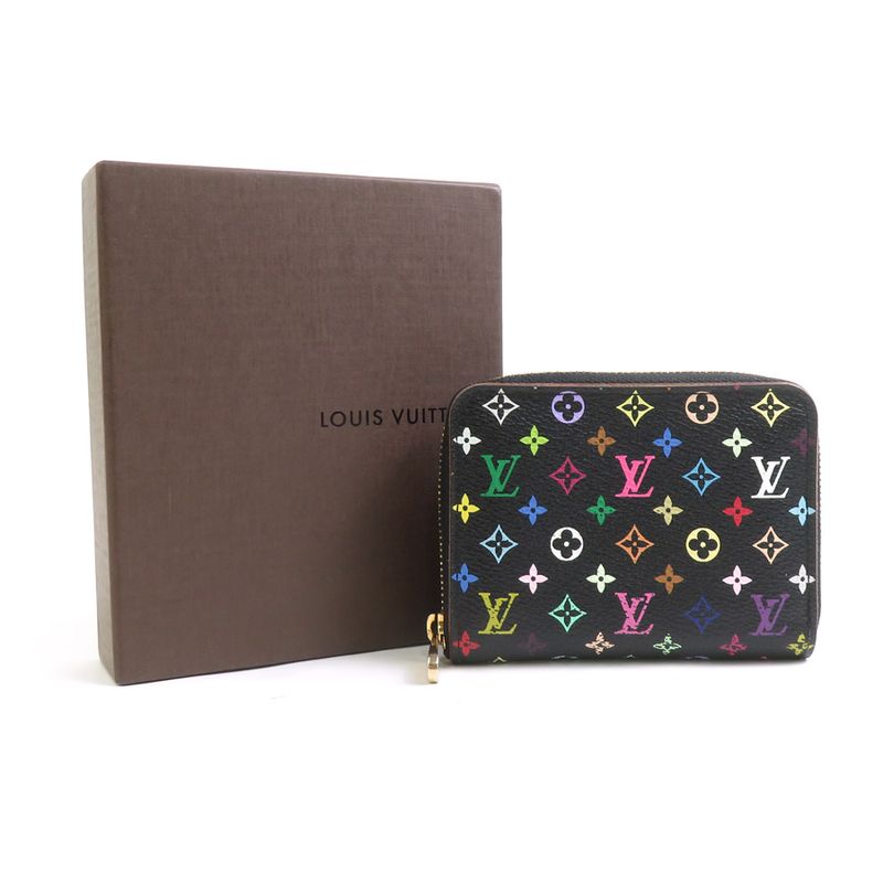 Louis Vuitton Coin Case Monogram Multicolor Zippy Purse — view 8