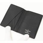 Louis Vuitton Bifold Card Case Pass Epi Noir Black Organizer Deux Poches — view 2