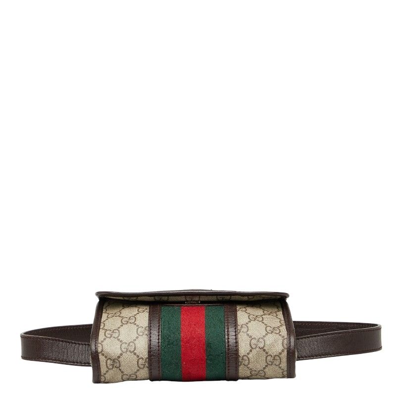 Gucci Sherry Line GG Supreme Body Bag Waist Beige Multicolor — view 3
