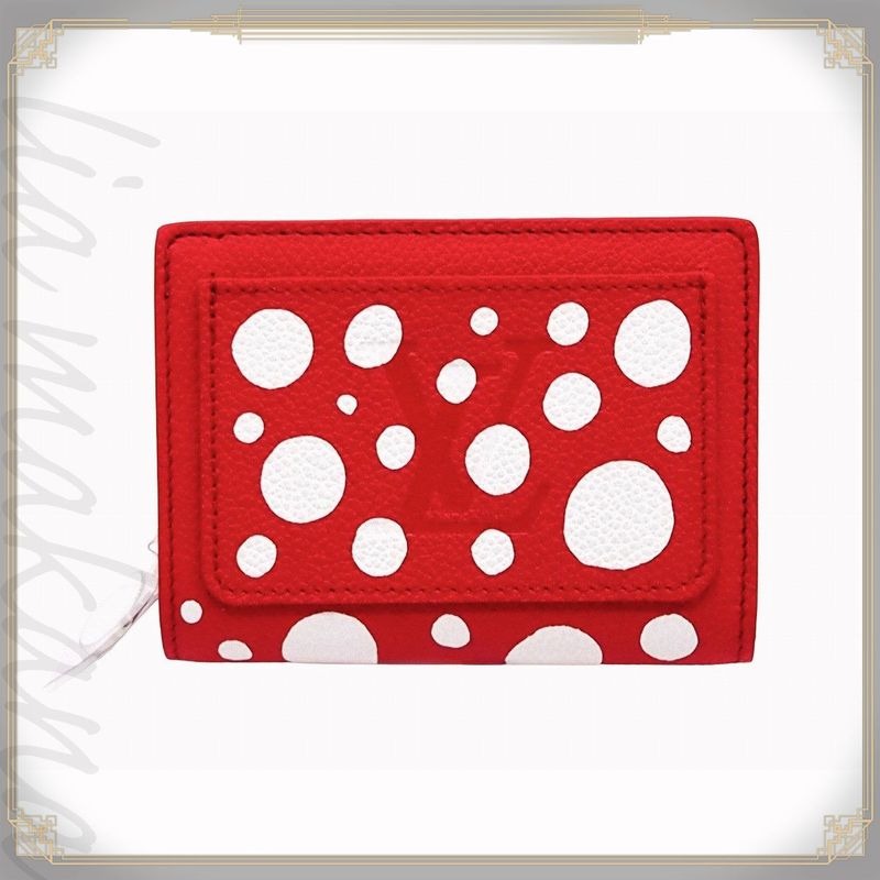 Louis Vuitton Lvyk Portefeuille Clair A Monogram Empreinte Yayoi Kusama