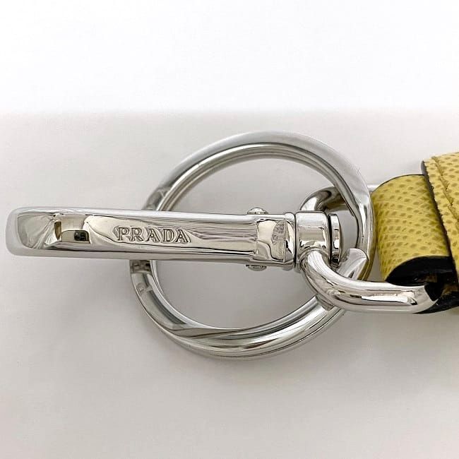 Prada Key Holder Yellow 2 Pp68 T Never — view 9