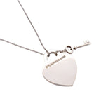 Tiffany & Co Necklace Heart Tag Key Silver — view 2