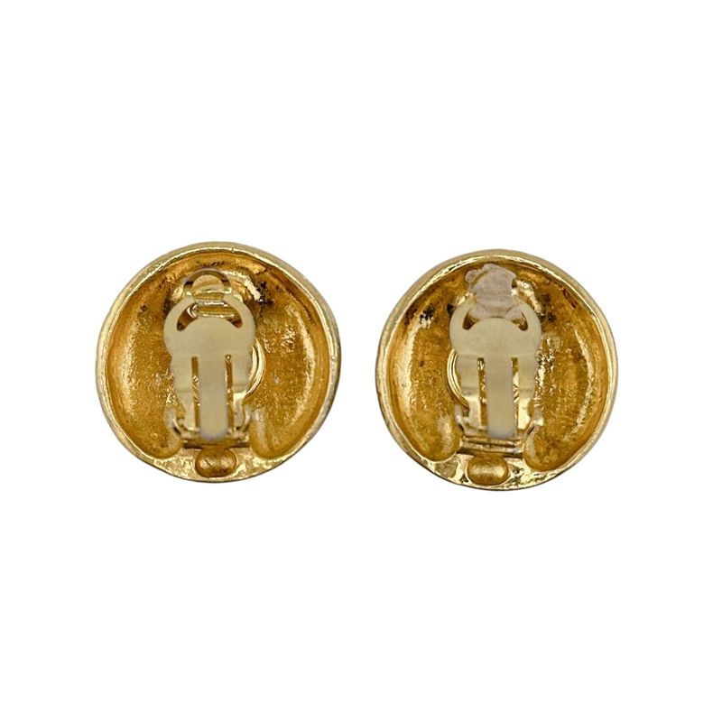 Chanel Vintage Earrings Round — view 3