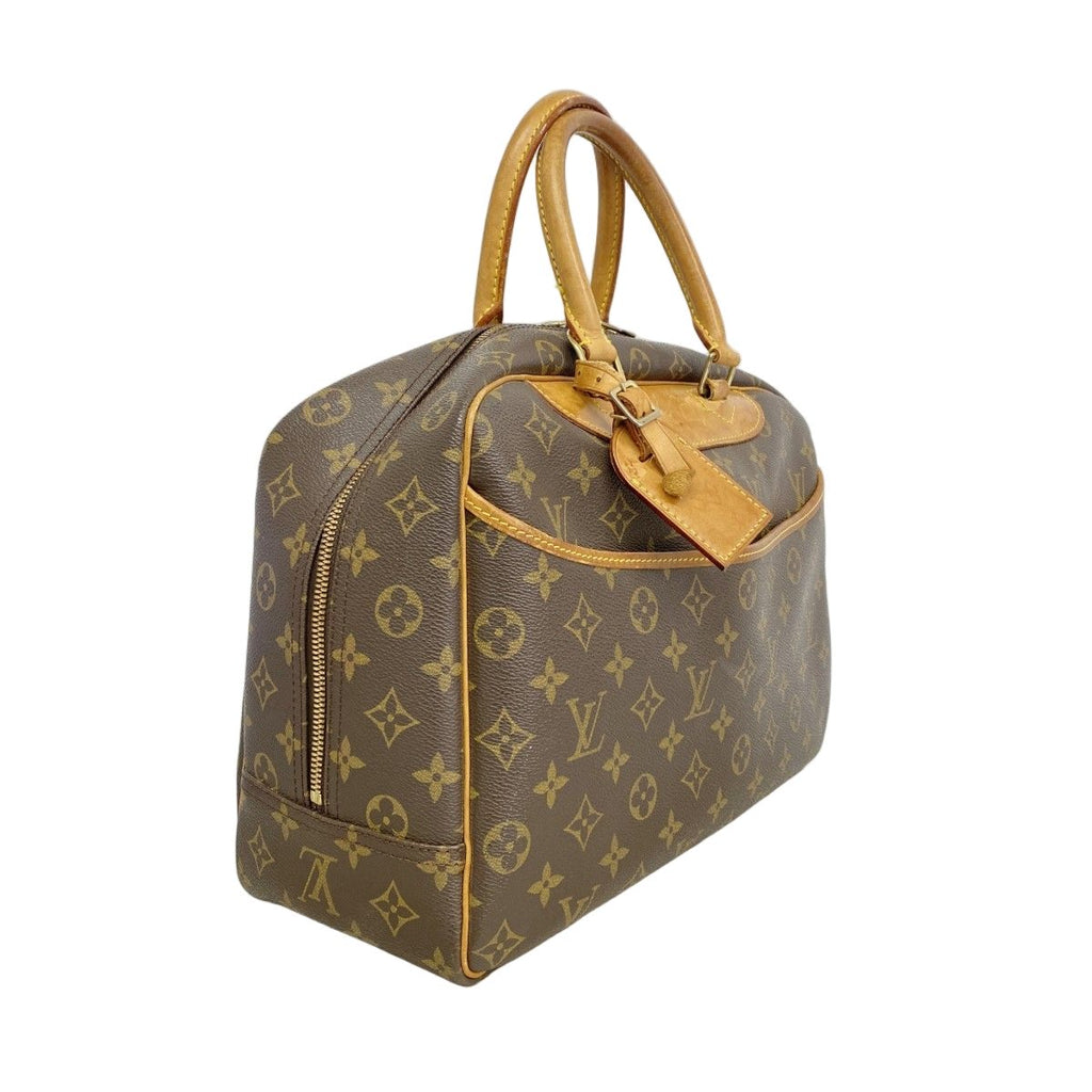 Louis Vuitton Handbag Monogram Deauville Brown — view 2