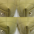 Chanel Quilted Coco Handle XS Handbag Olive Caviar Leather Chain — view 8
