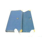 Louis Vuitton Long Wallet Suhali Porte Trsor International Blue Leather — view 4