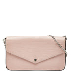 Louis Vuitton Epi Pochette Felicie Rose Ballerine Pink Leather