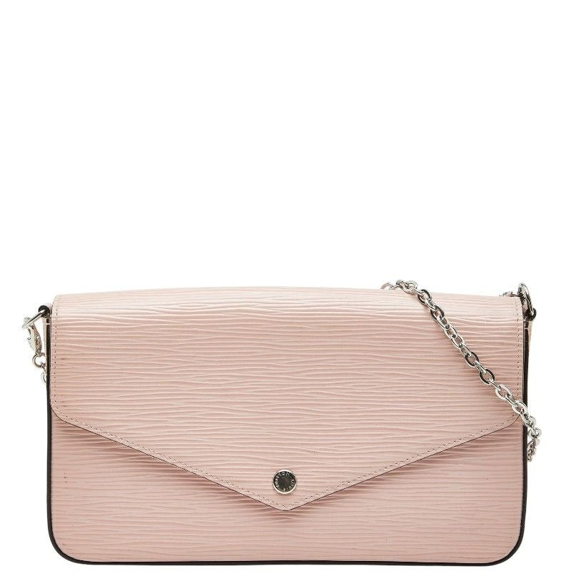 Louis Vuitton Epi Pochette Felicie Rose Ballerine Pink Leather