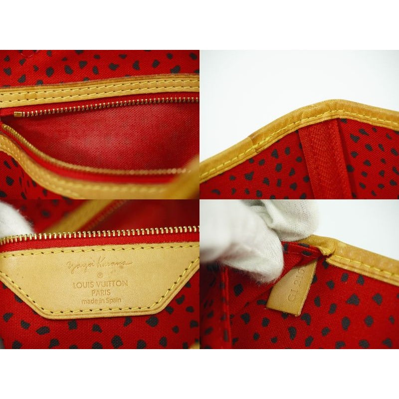 Louis Vuitton Neverfull MM Monogram Wave Yayoi Kusama Tote Bag — view 9
