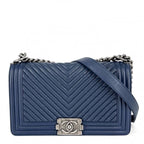 Chanel Shoulder Bag Boy Chain Chevron Crossbody — view 2