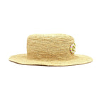 Gucci Straw Hat S Size 56 cm Beige Multicolor — view 4