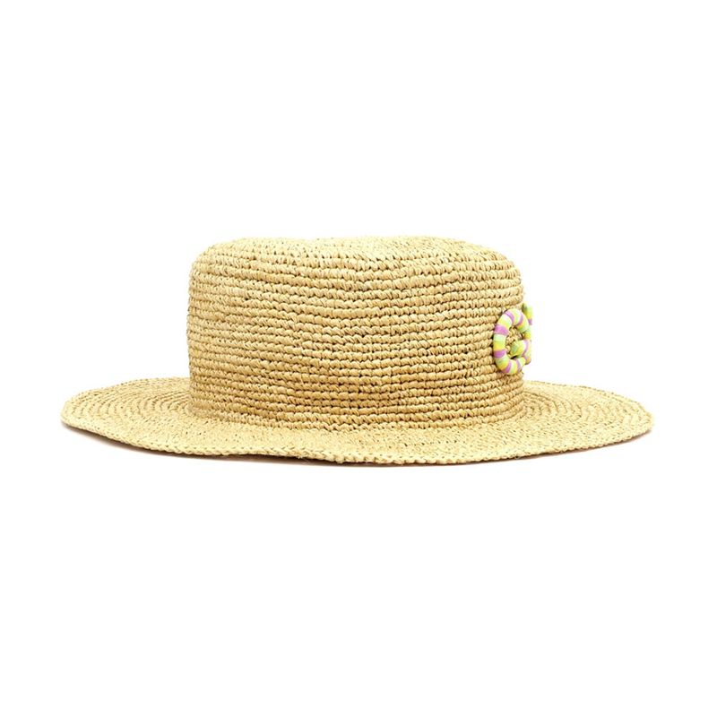 Gucci Straw Hat S Size 56 cm Beige Multicolor — view 4