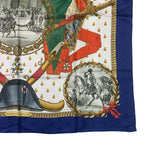 Hermes Scarf Carre 90 Silk Napoleon Navy — view 5