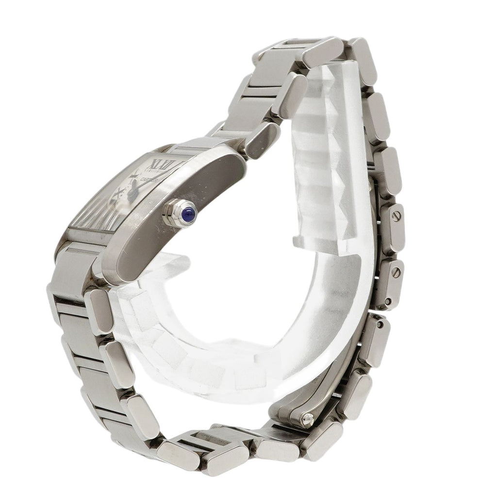 Cartier Tank Francaise SM Ivory Dial Watch — view 2