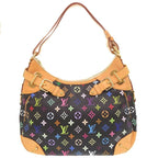 Louis Vuitton Greta Monogram Multicolor Noir Black Shoulder Bag 1481