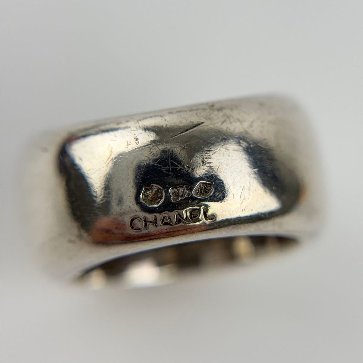 Chanel CC Logo Ring 925 Vintage — view 2