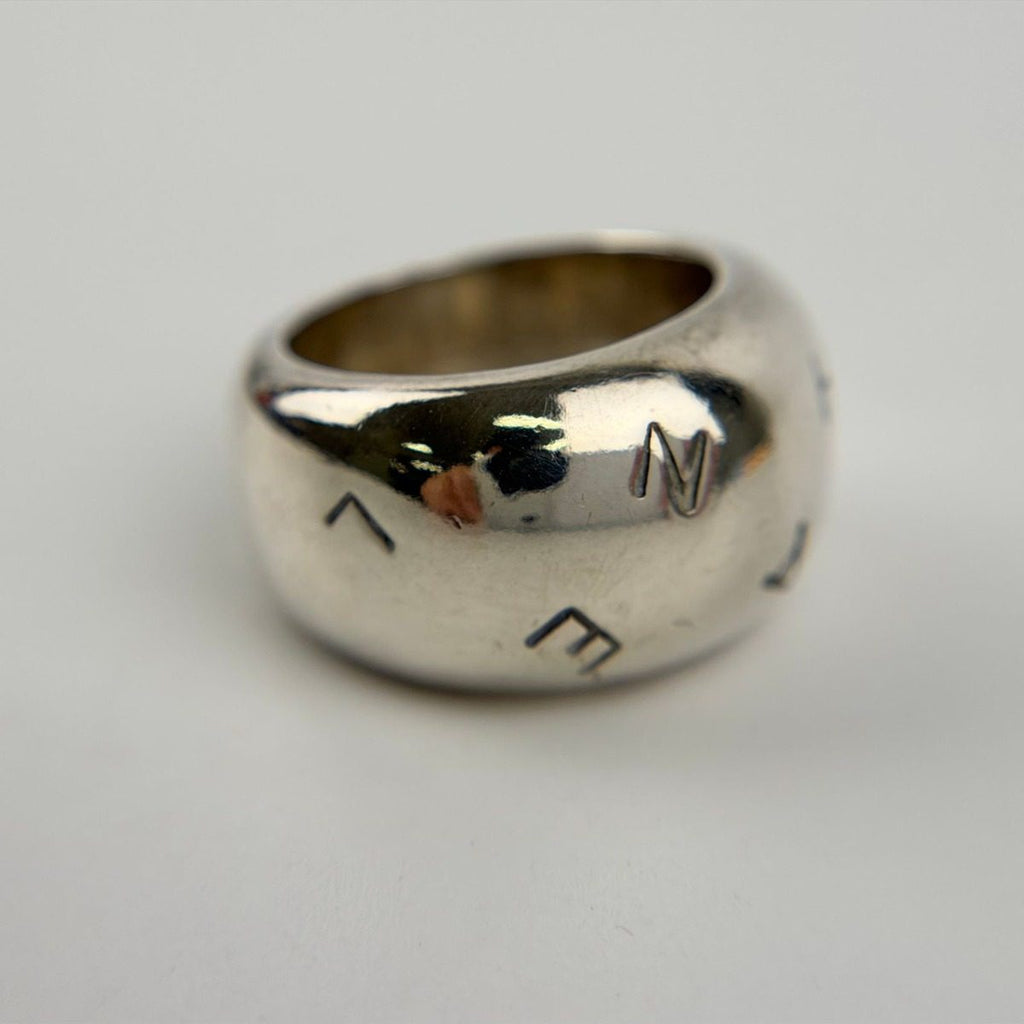 Chanel CC Logo Ring 925 Vintage — view 6