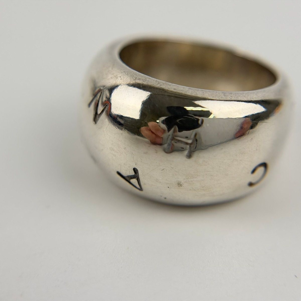 Chanel CC Logo Ring 925 Vintage — view 7
