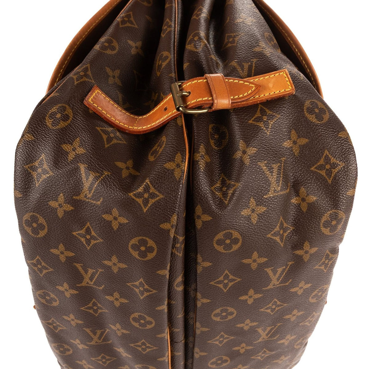 Louis Vuitton Saumur Brown Monogram Canvas Shoulder Bag — view 7
