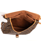 Louis Vuitton Saumur Brown Monogram Canvas Shoulder Bag — view 9