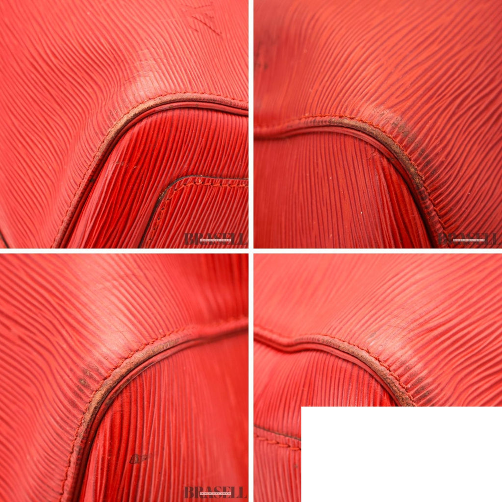 Louis Vuitton Epi Keepall 50 Boston Bag Red Padlock — view 7