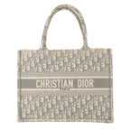 Dior Oblique Book Tote Canvas Gray