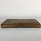 Louis Vuitton Monogram Giant Reverse Zippy Wallet Brown — view 7