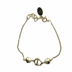 Dior Bracelet Dlogo Real Pearl Gold