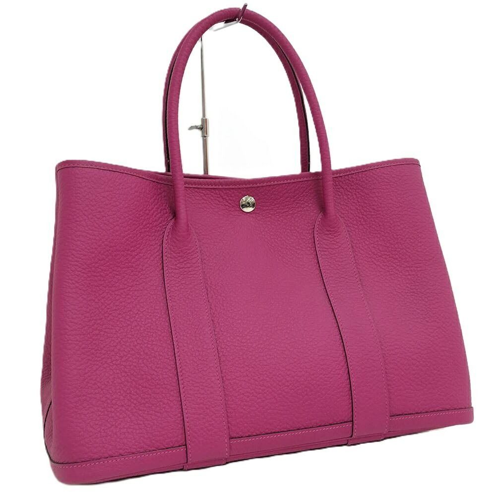 Hermes Garden Party PM Tote Negonda Pink Purple