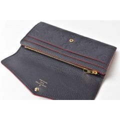 Louis Vuitton Wallet Monogram Empreinte Portefeuille Sarah Marline Rouge — view 2