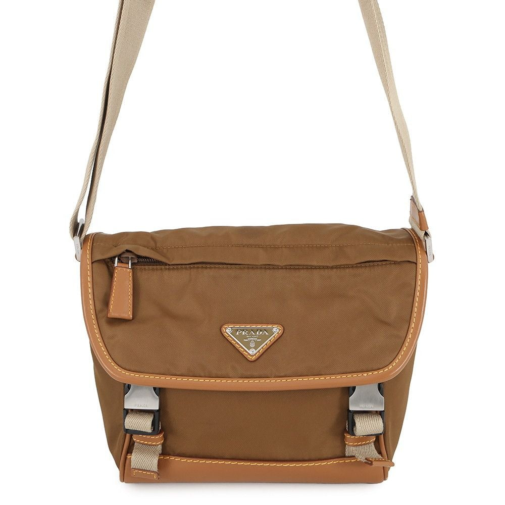Prada Shoulder Bag Re-Nylon Saffiano Nylon Leather