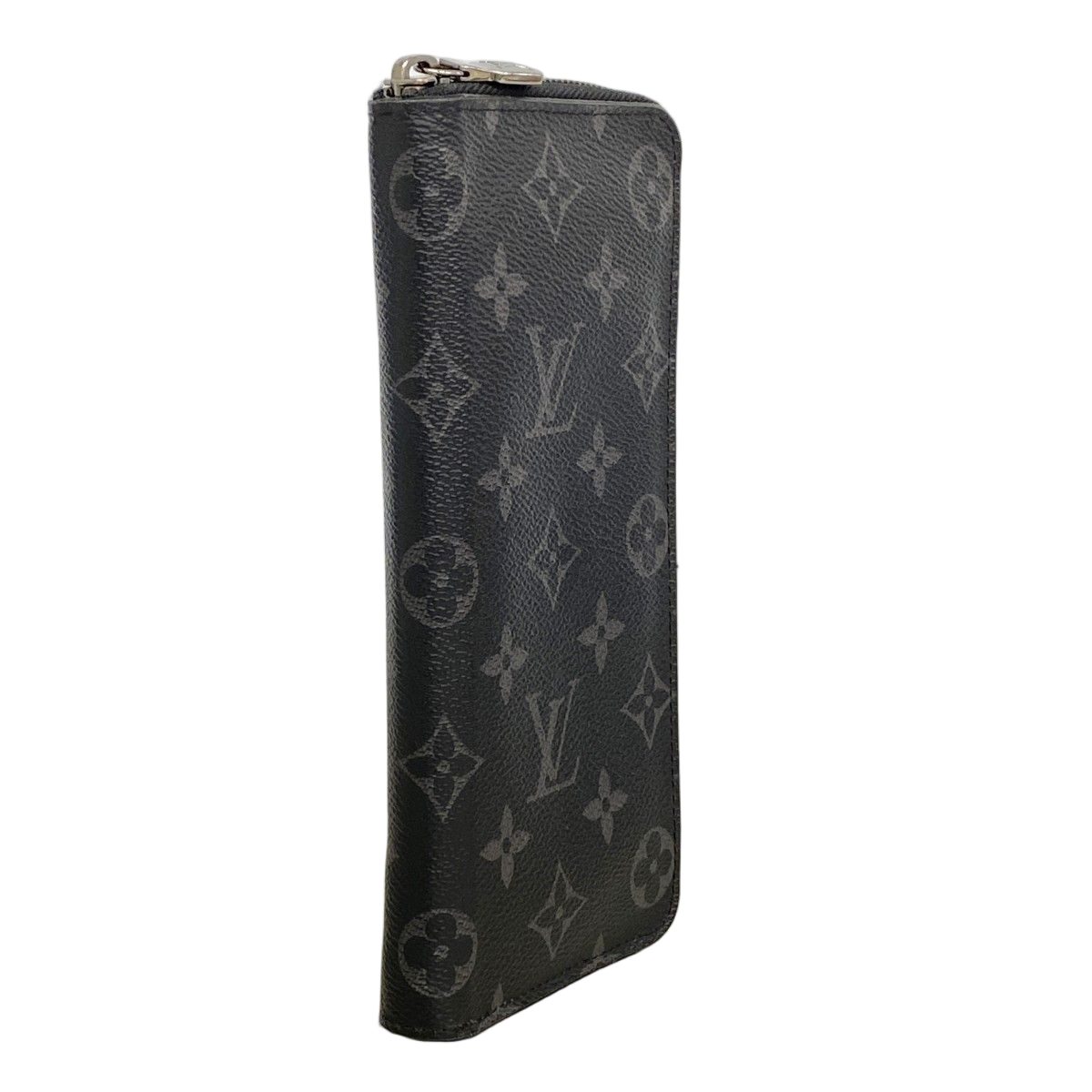 Louis Vuitton Wallet Monogram Eclipse Zippy Vertical Black — view 2