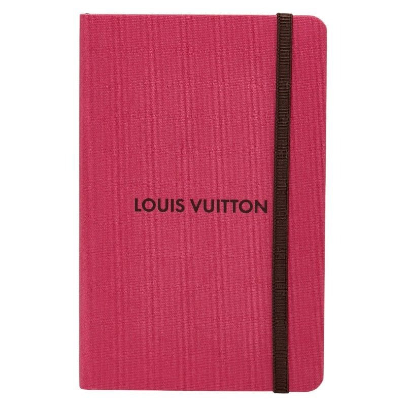 Louis Vuitton Notebook PM Jane Gi1206 Pink Paper Fabric