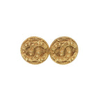 Chanel Coco Mark Metal Gold Earrings 0079 — view 2
