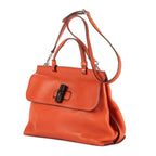 Gucci Large Daily Top Handle Orange Grain Leather — view 2