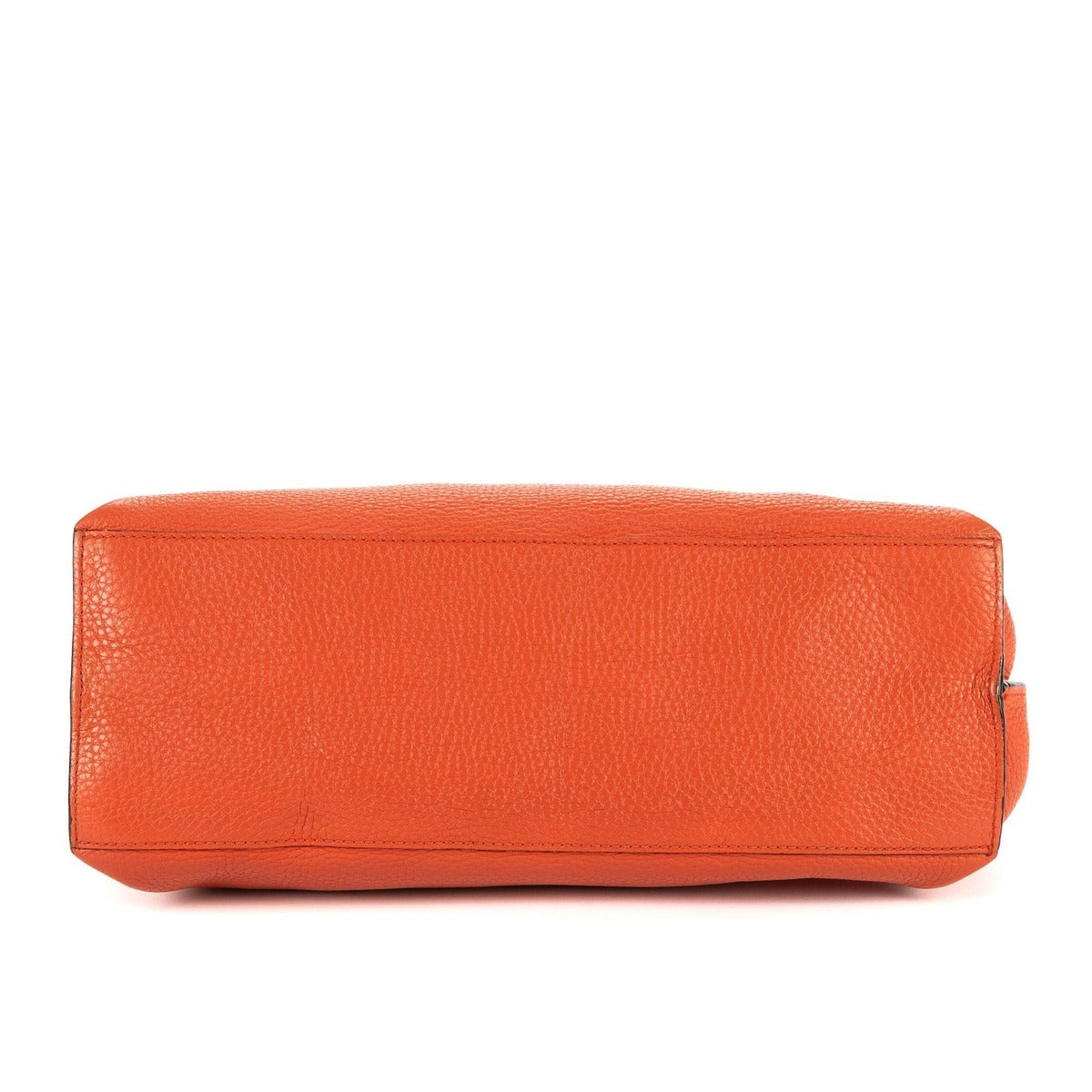 Gucci Large Daily Top Handle Orange Grain Leather — view 6