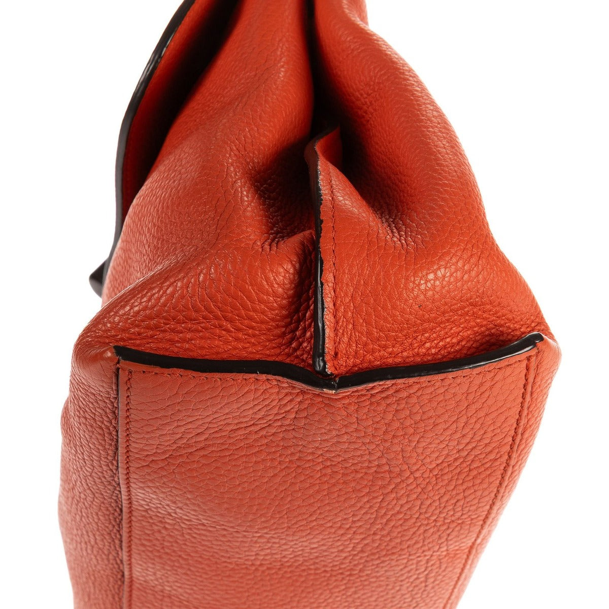 Gucci Large Daily Top Handle Orange Grain Leather — view 8