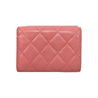Chanel Trifold Wallet Classic Small Flap Ap0230 Quilted Caviar Leather — view 2